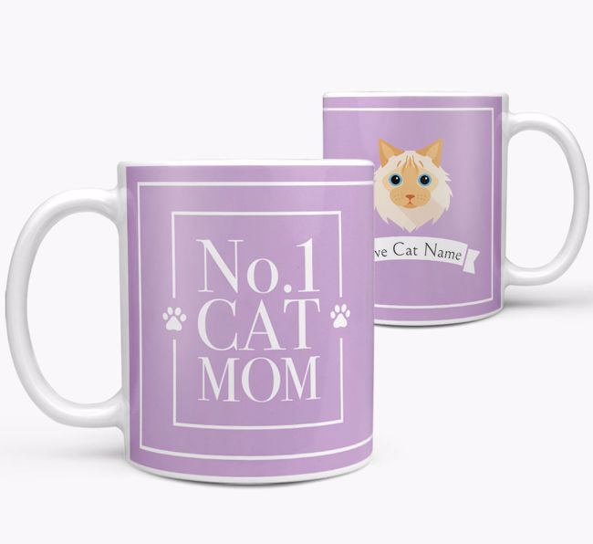 No.1 Mom: Personalized {breedCommonName} Mug